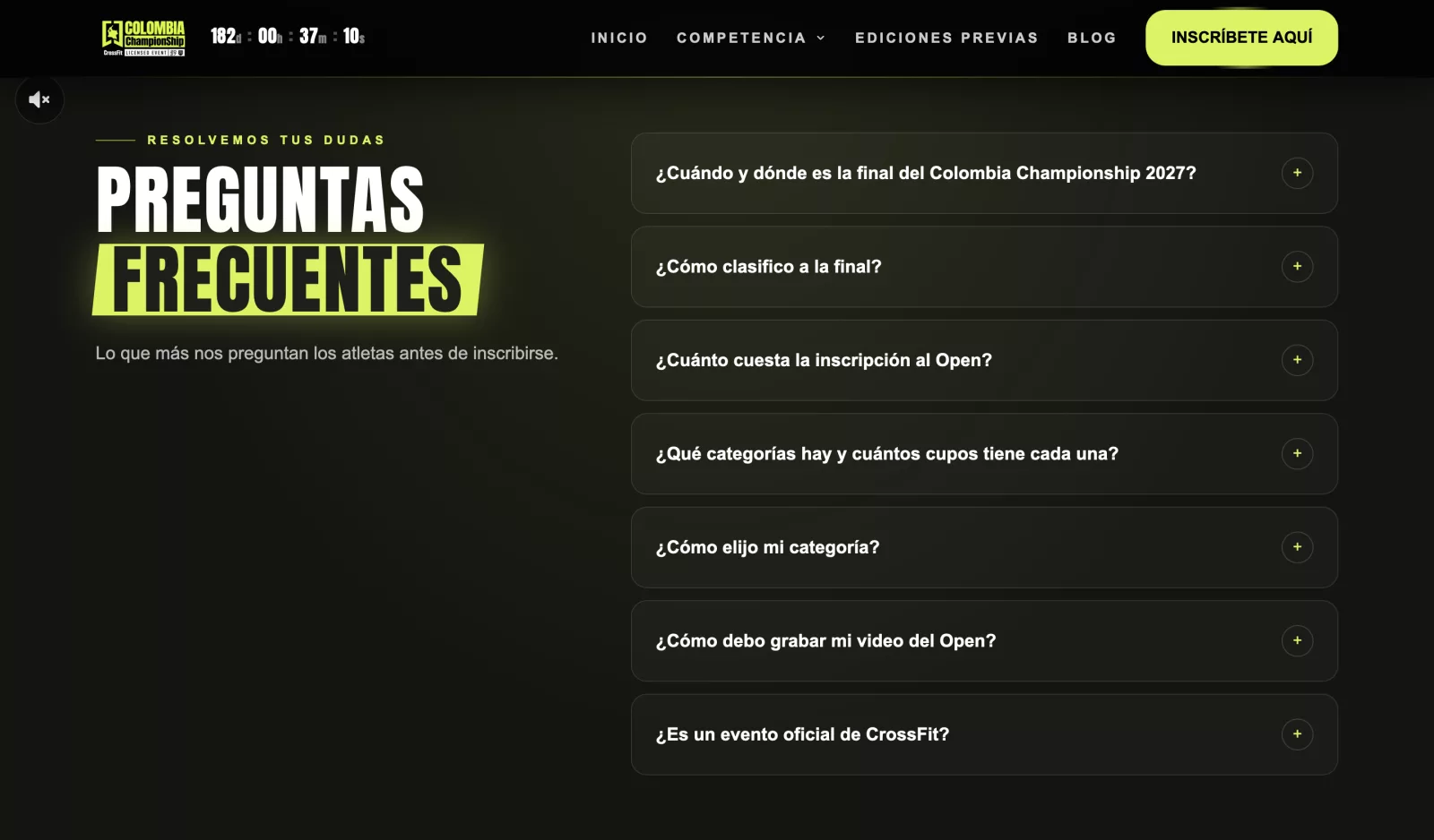 Colombia Championship: Preguntas frecuentes para Google e IA