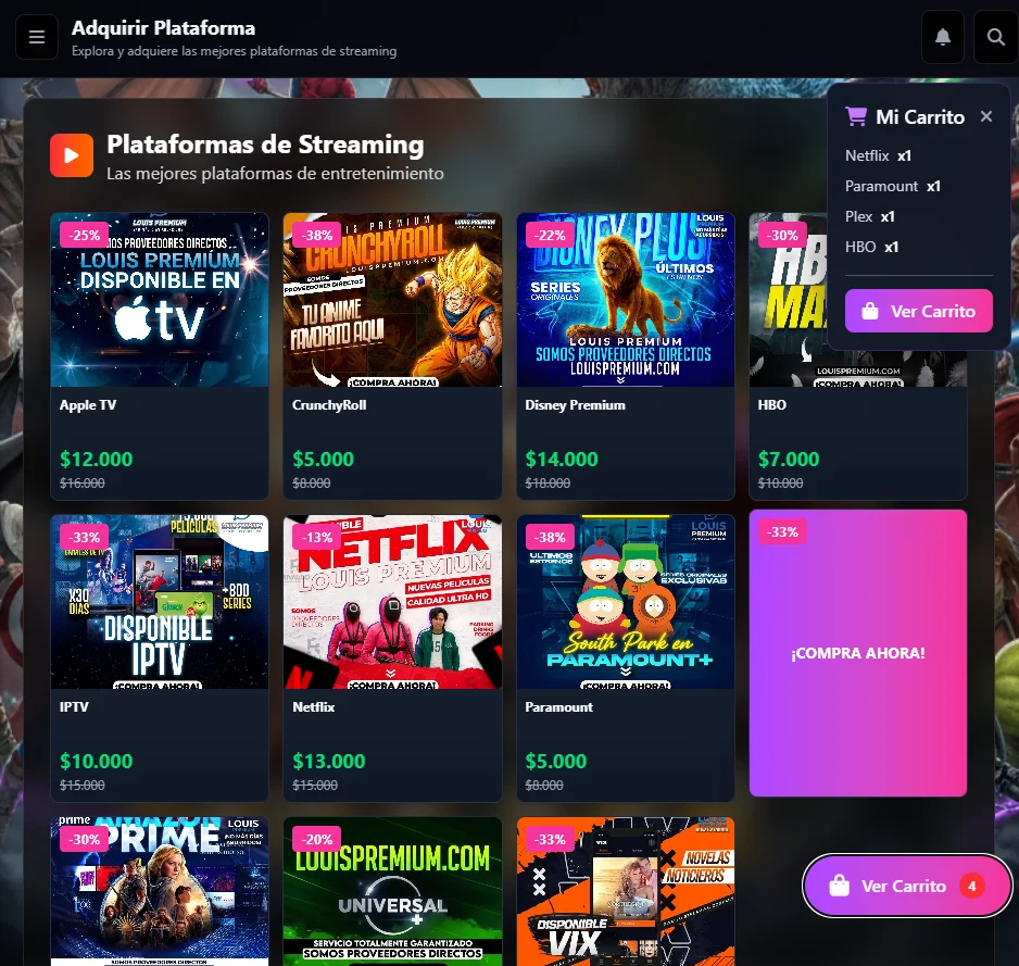 Louis Panel: Tienda de autoservicio