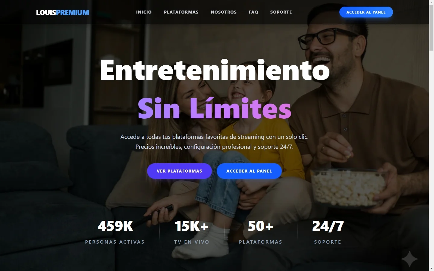 Vista de Louis Premium Web
